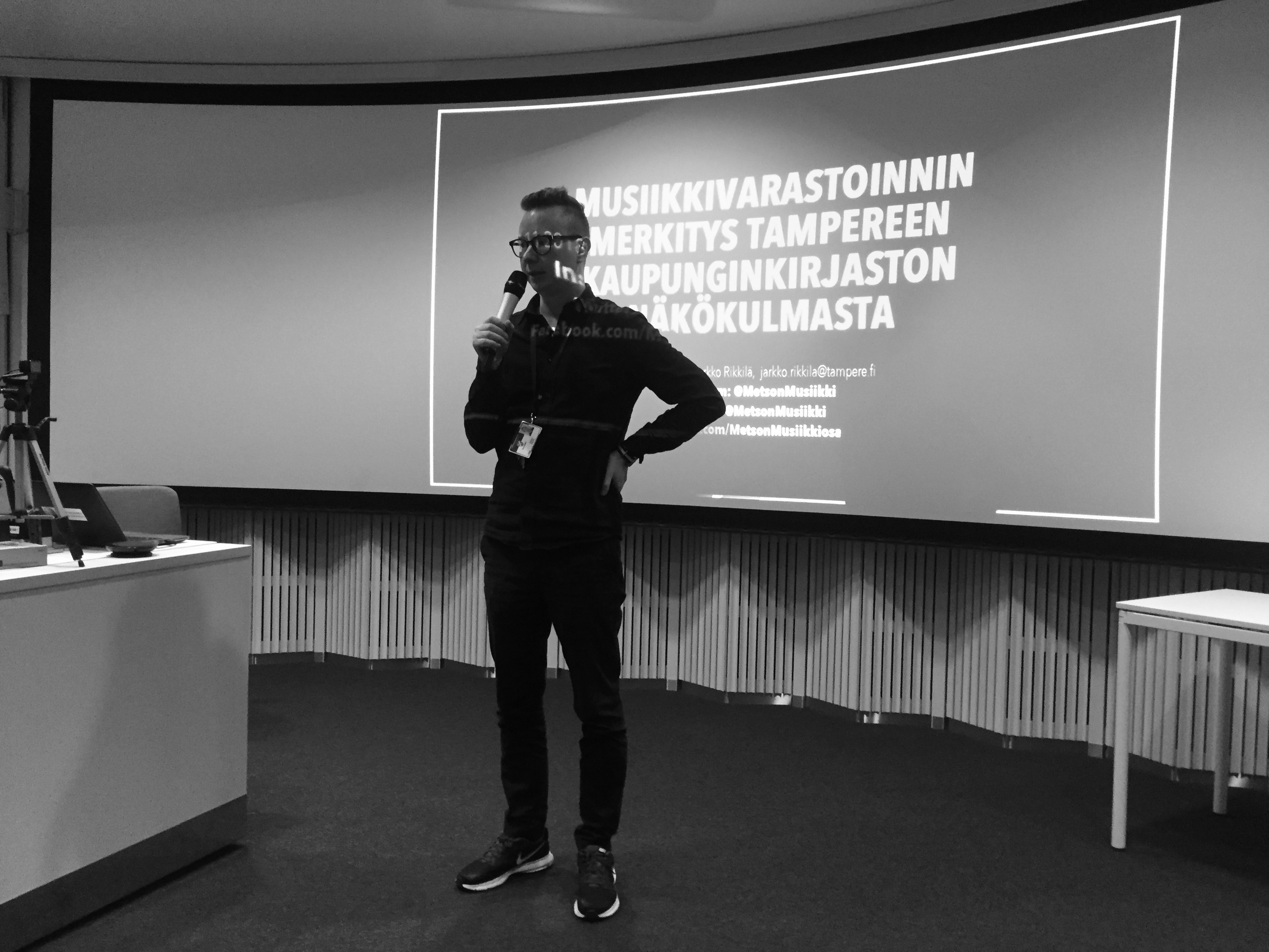 Jarkko Rikkilä, Tampereen kaupunginkirjasto.