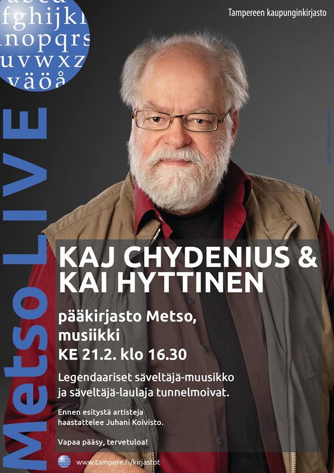 Kaj Chydenius ja Kai Hyttinen vierailevat Metsossa 21. helmikuuta 2018.