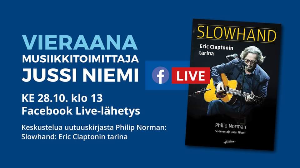 Metson Facebook-liven vieraana ke 28.10. musiikkitoimittaja Jussi Niemi.