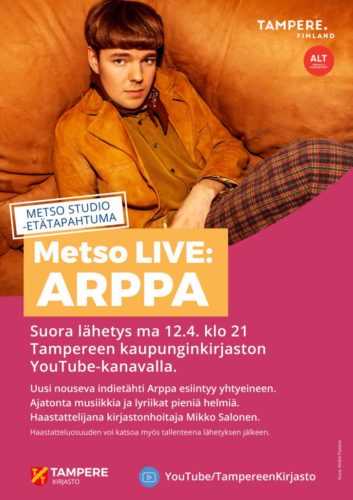 Arppa Metso LIVE - Metso STUDIO ma 12.4.2021.