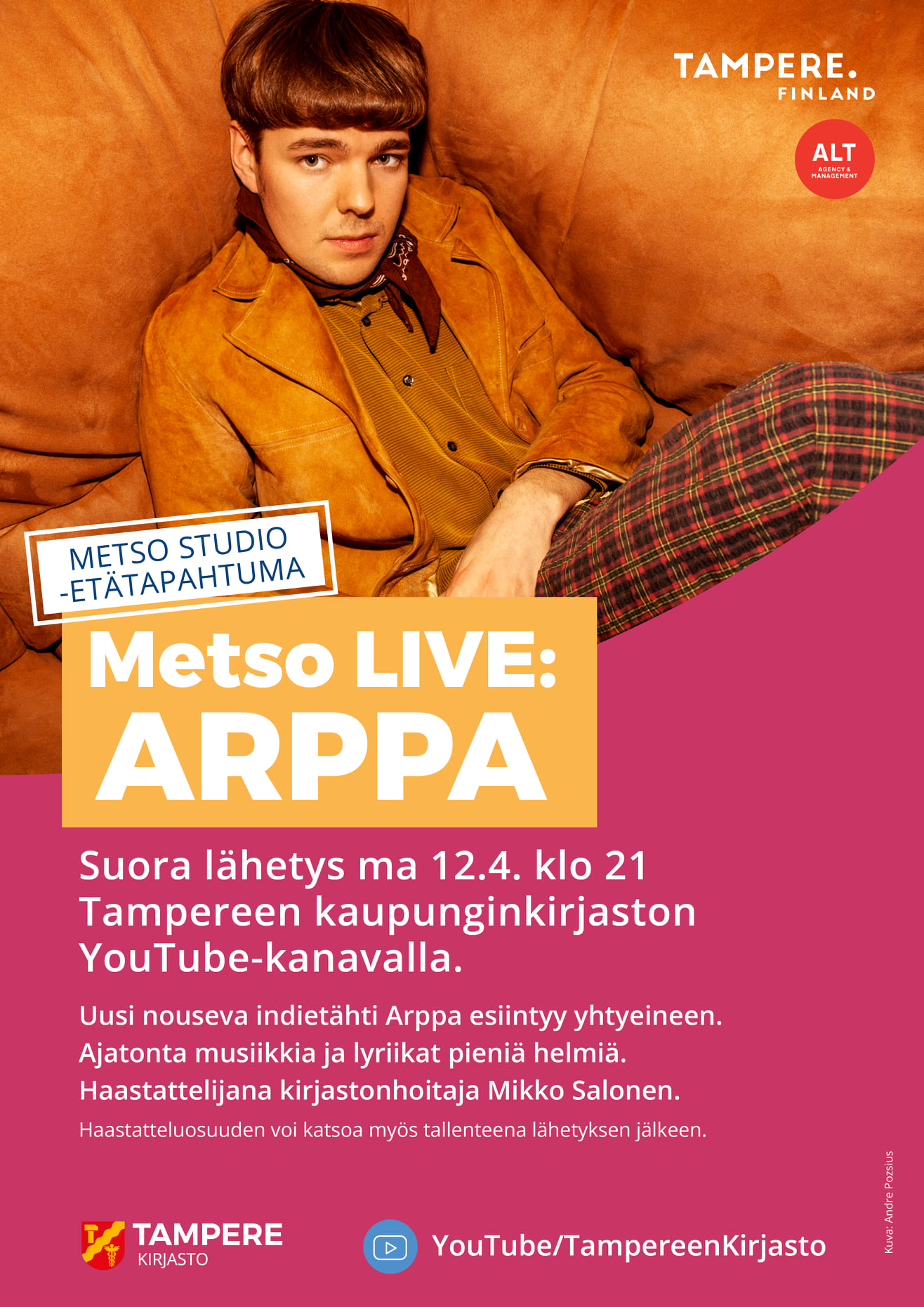 Arppa Metso LIVE - Metso STUDIO ma 12.4.2021.