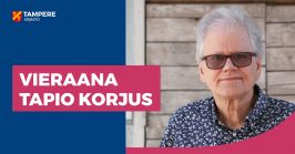 Tapio Korjus vierailee Tampereen pääkirjasto Metsossa 15. syyskuuta 2021.