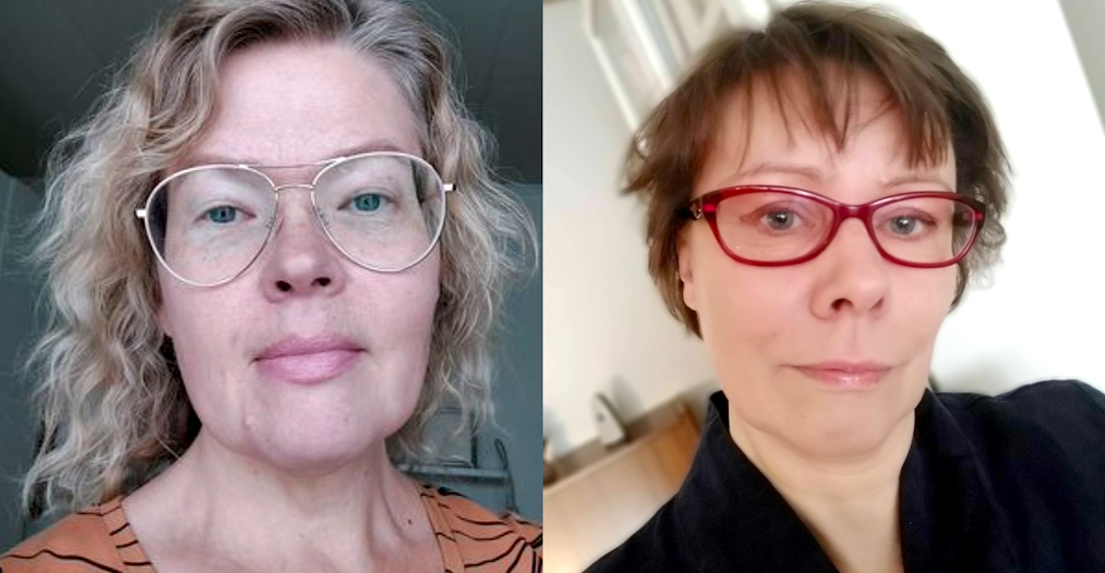 Muska-ryhmän yhteyshenkilöt Tiina Tolonen ja Maaria Harviainen.