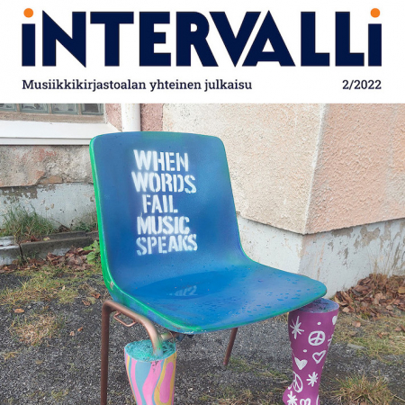 Intervalli-lehden numero 2/2022 on julkaistu. Kannen valokuva: Tiina Tolonen