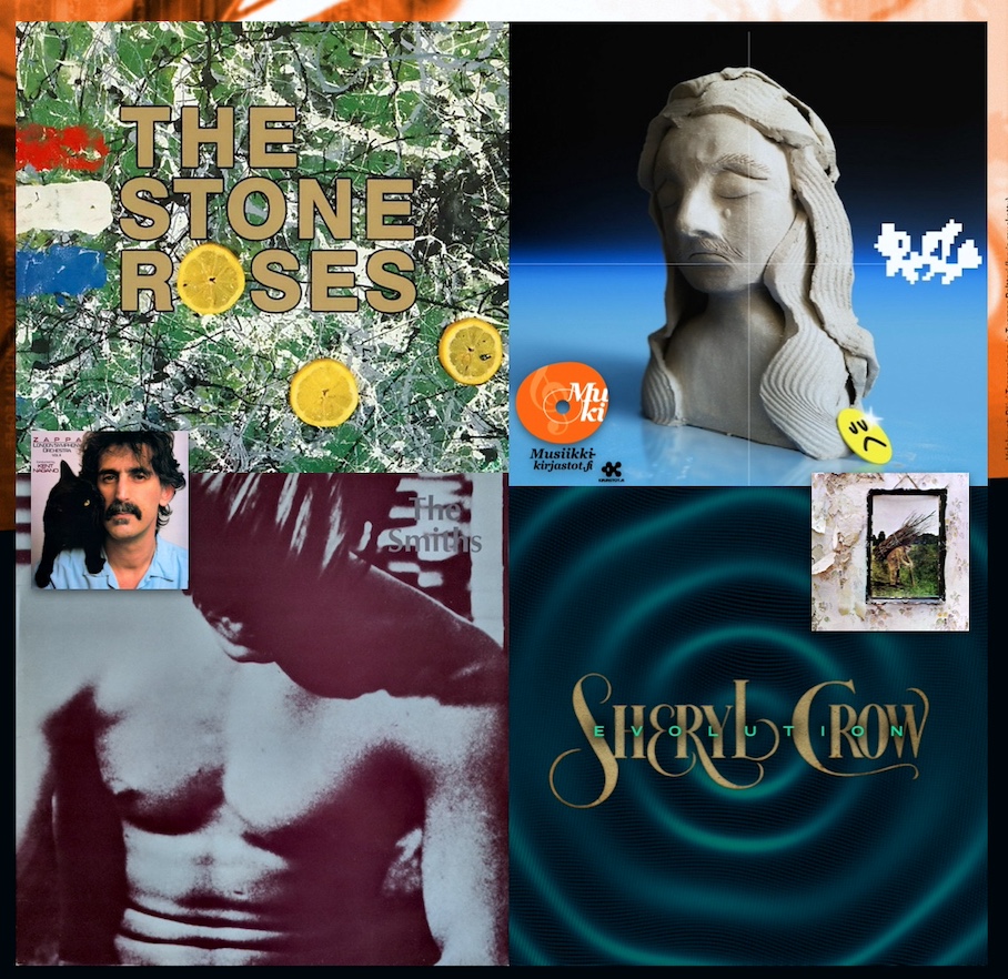 Kuusi uusinta Levyhyllyissä: Sheryl Crow •• Pesso •• The Stone Roses •• The Smiths •• Frank Zappa ja länsimainen taidemusiikki •• Led Zeppelin [17.4.2024]