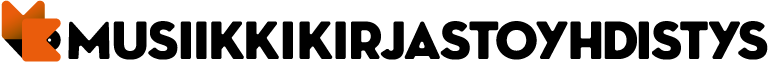 Musiikkikirjastoyhdistys. Logo: Oskar Salo 2025