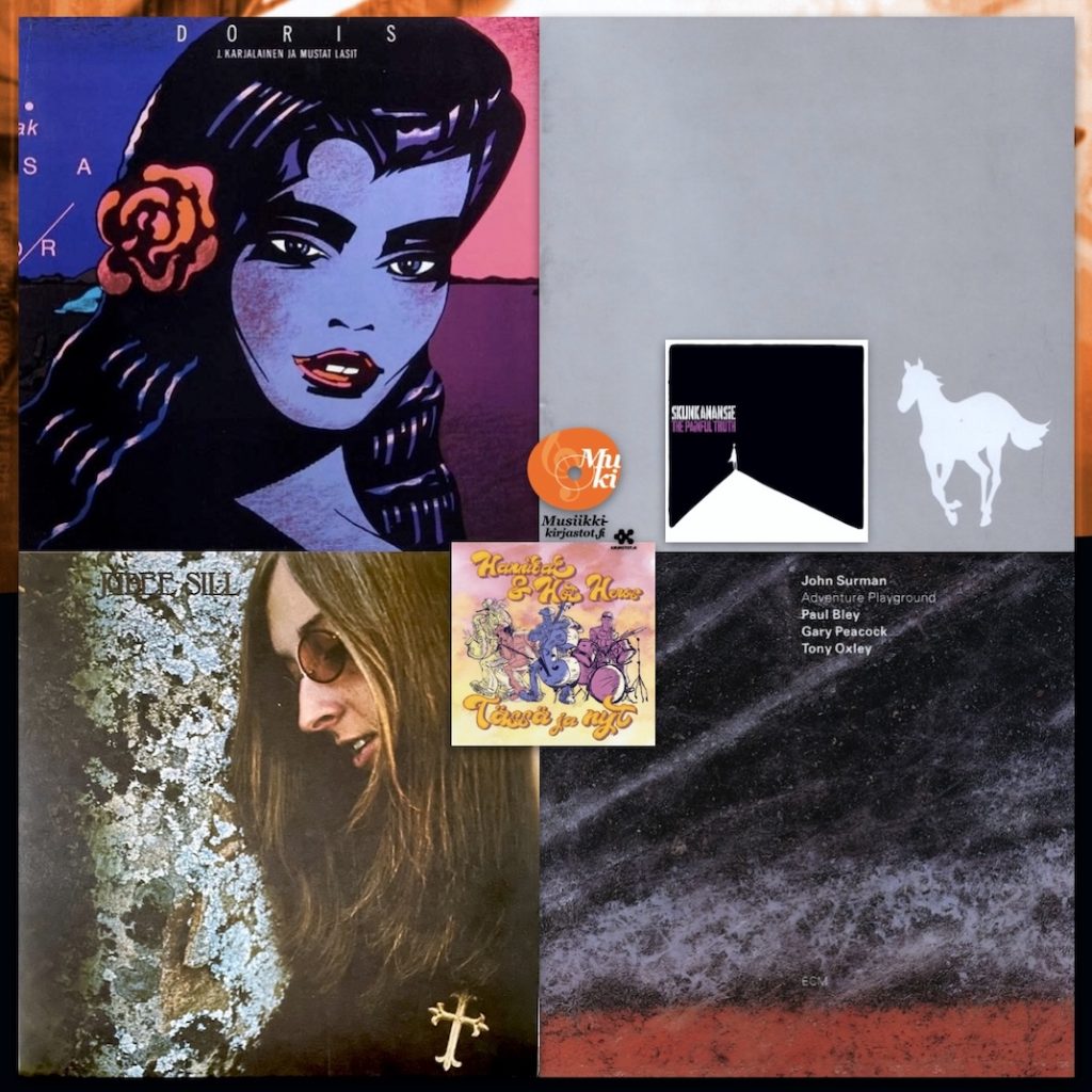 Kuusi uusinta Levyhyllyissä 30.6.2025 •• J. Karjalainen ja Mustat Lasit •• Judee Sill •• Deftones •• ECM Records ja 90-luku •• Hannibal Stark •• Skunk Anansie