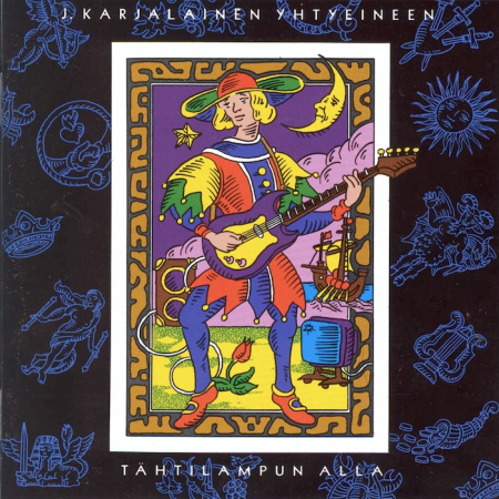 Niko Peltonen ja Levyhyllyt • J. Karjalainen, osa 2 – kultainen ysäri ja kokeilujen millennium • Vuodet 1991–2002 • Kuva: J. Karjalainen yhtyeineen: Tähtilampun alla [Poko Rekords 1992]
