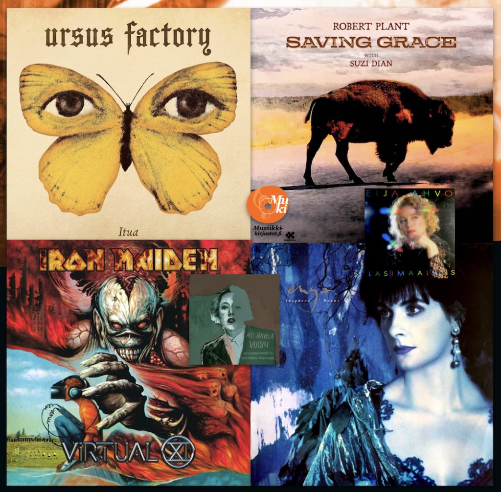 Kuusi uusinta Levyhyllyissä 21.11.2025 • Enya •• Ursus Factory •• Robert Plant •• Iron Maiden ja Judas Priest '90-luvulla •• Aili Järvelä •• Eija Ahvo