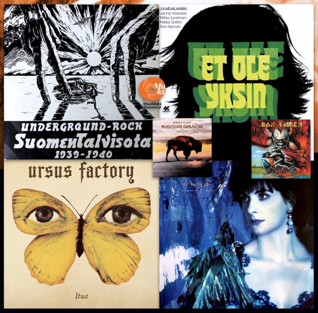 Kuusi uusinta Levyhyllyissä 2.12.2025 •
J. Karjalainen 3/3 •• Suomen Talvisota 1939–1940 •• Enya •• Ursus Factory •• Robert Plant •• Iron Maiden ja Judas Priest '90-luvulla