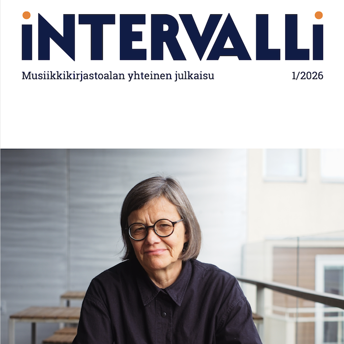 Intervalli 1/2026. Kansikuva Kaisa Hypénistä: Antti Korpinen