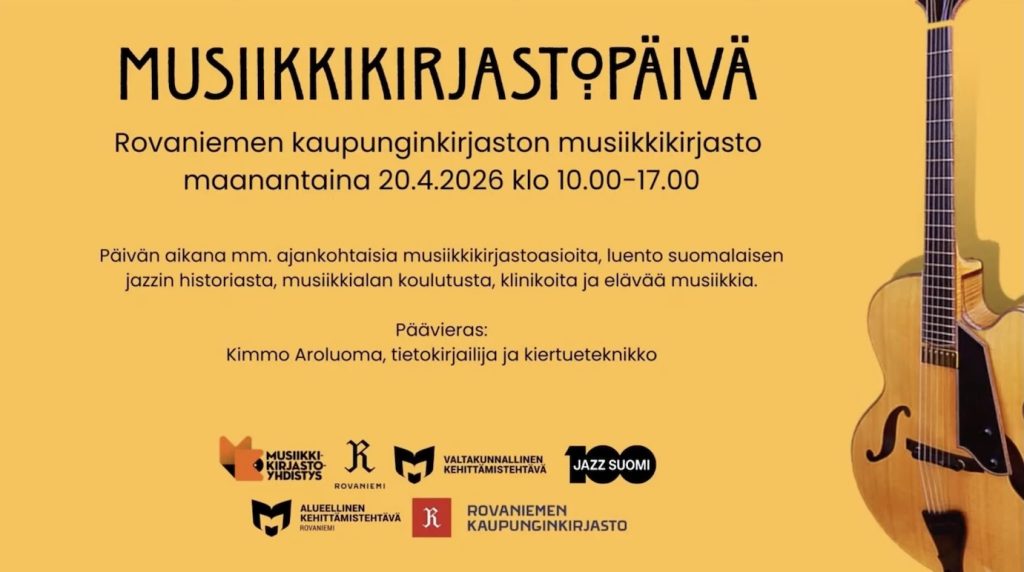Musiikkikirjastopaiva 20.4.2026. 