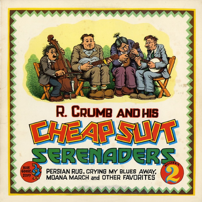 R. Crumb And His Cheap Suit Serenaders: Number 2 (Blue Goose Records 1976). Kansitaide: Robert Crumb