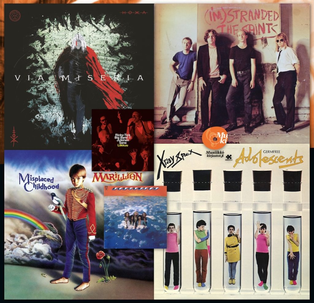 Kuusi uusinta Levyhyllyissä 7.5.2026 • X-Ray Spex •• HOKKA •• The Saints •• Marillion •• Aerosmith •• Ricky-Tick Big Band & Julkinen Sana