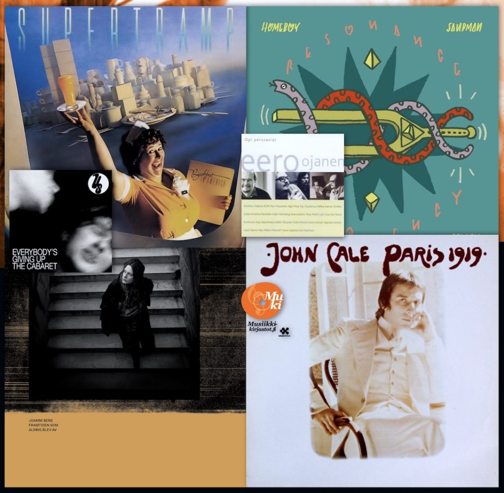 Kuusi uusinta Levyhyllyissä 4.9.2026 •
John Cale •• Supertramp •• Homeboy Sandman & Jack Splash •• Joakim Berg •• Eero Ojanen •• Us