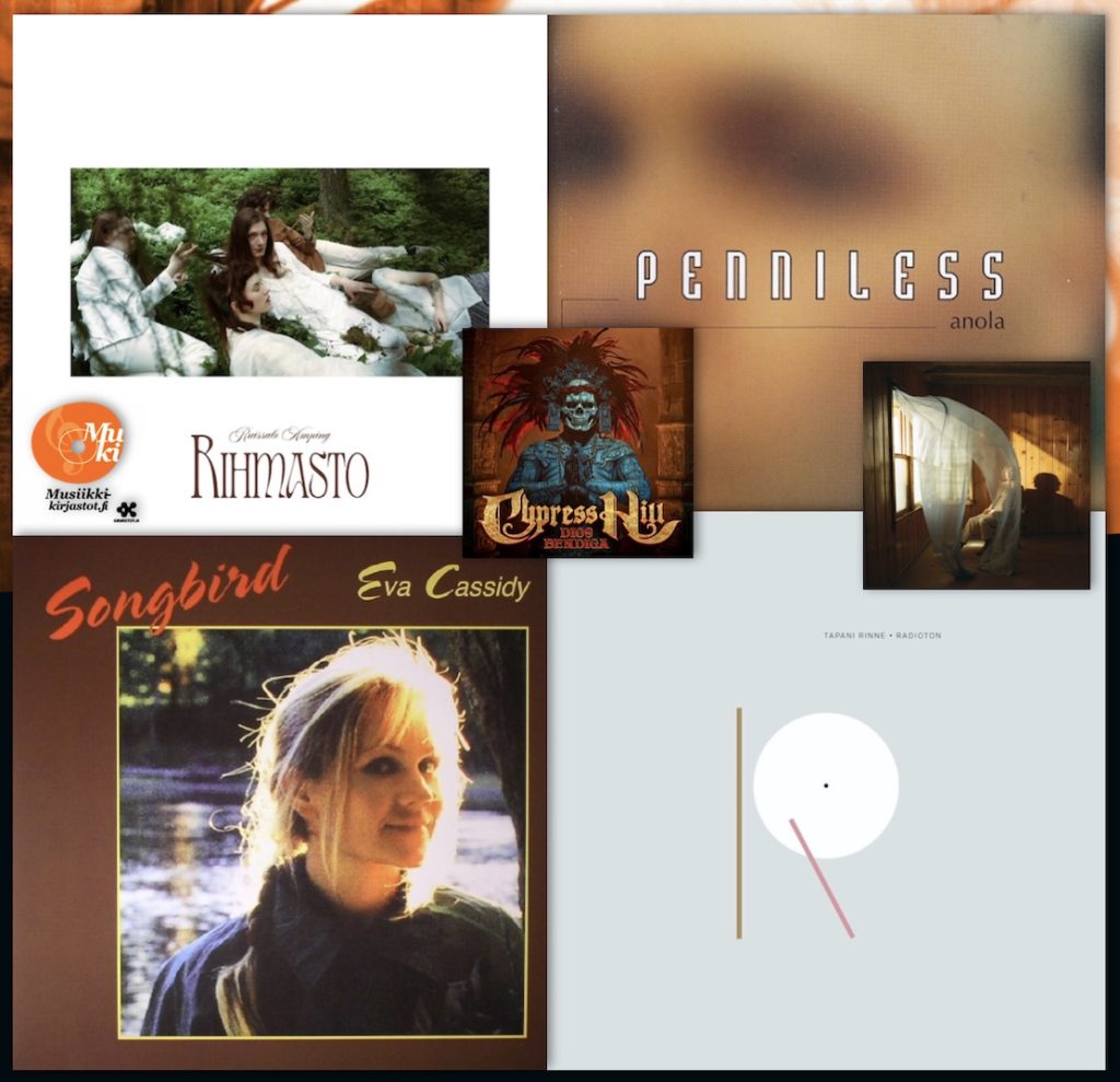 Kuusi uusinta Levyhyllyissä 22.10.2026 • Penniless Anola 25 • Tapani Rinne • Ruissalo Amping • Eva Cassidy • Beck • Cypress Hill
