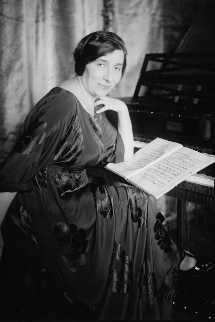 Wanda Landowska noin vuonna 1923. Kuva: George Grantham Bain Collection, Library of Congress