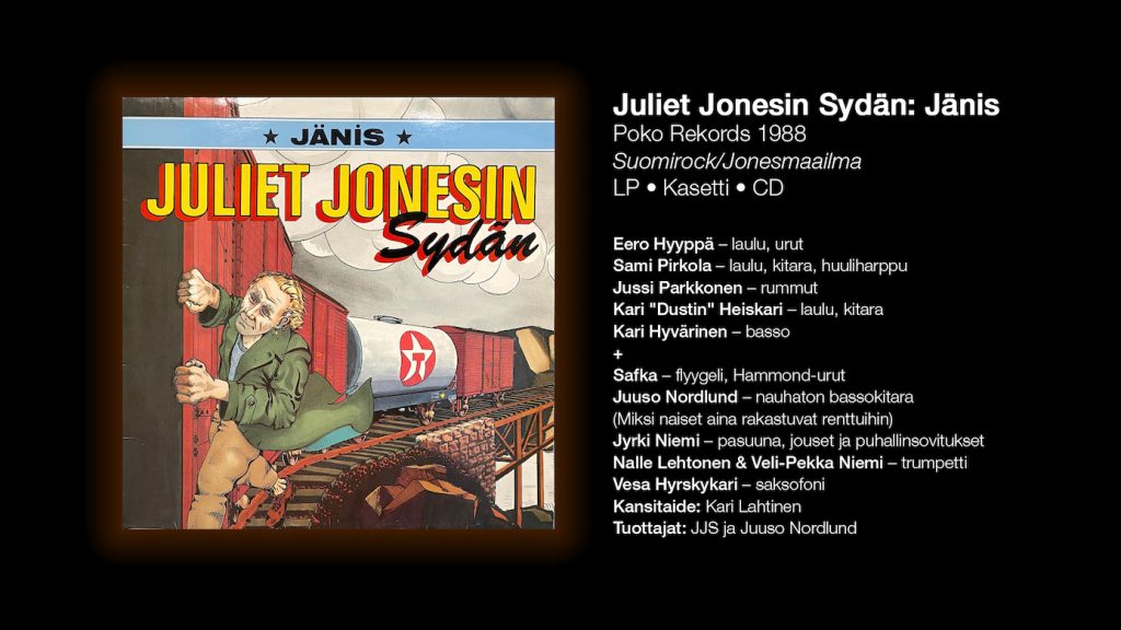 Juliet Jonesin Sydän: Jänis (Poko Rekords 1988).
