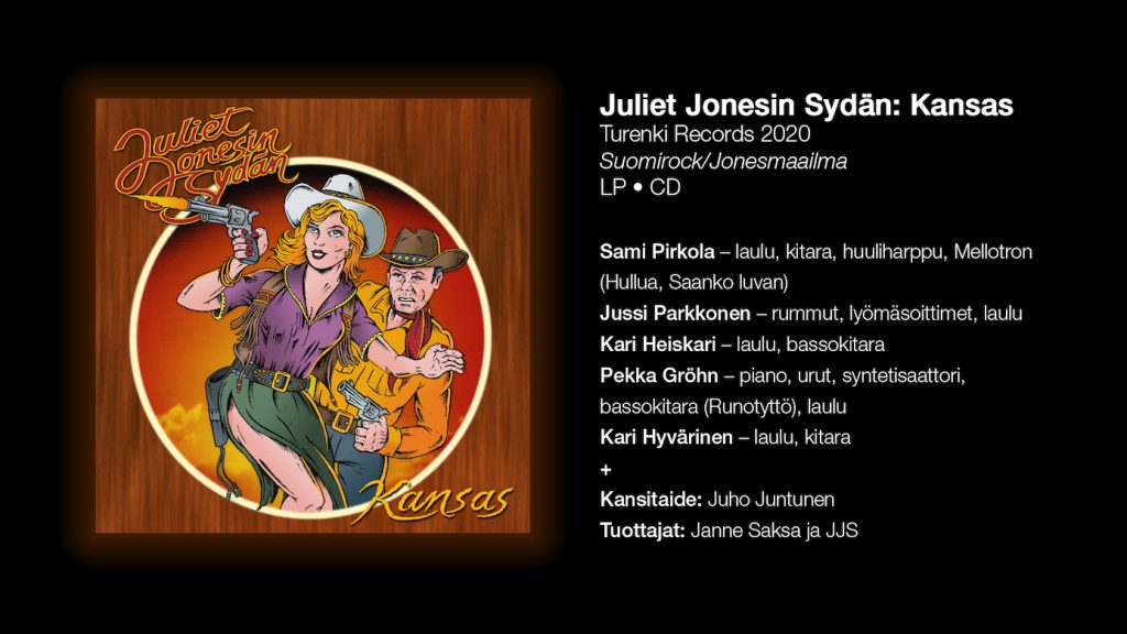 Juliet Jonesin Sydän: Kansas (Turenki Records 2020).