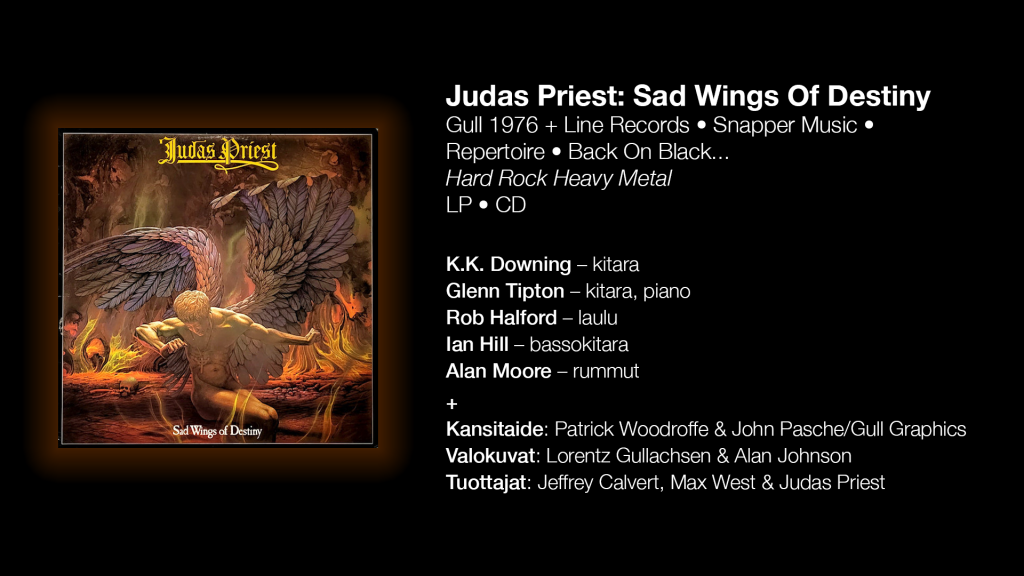 Judas Priest: Sad Wings Of Destiny (Gull 1976).