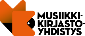 Musiikkikirjastoyhdistys. Logo: Oskar Salo 2025