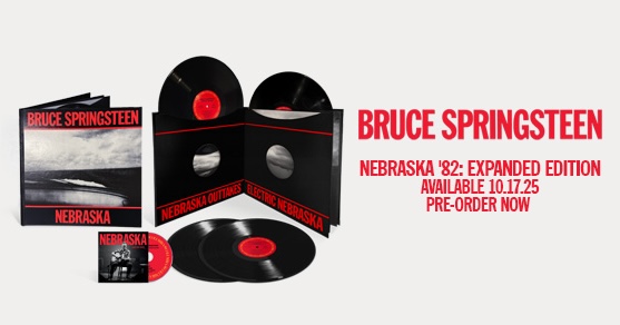 Bruce Springsteen: Nebraska '82 – Expanded Edition (Columbia 2025). Banneri