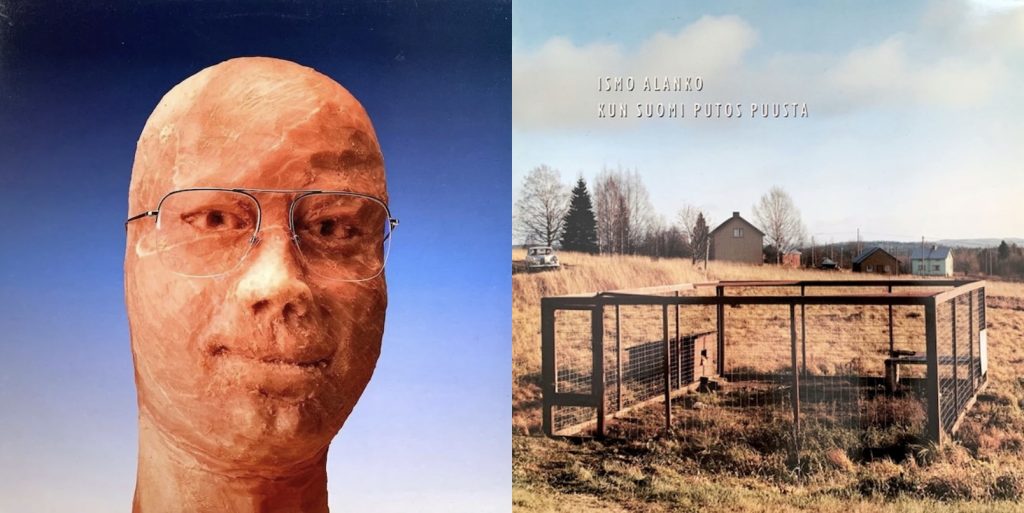 Sielun Veljet: Suomi-Finland • Ismo Alanko: Kun Suomi putos puusta (Poko Rekords 1988 ja 1990). Banneri