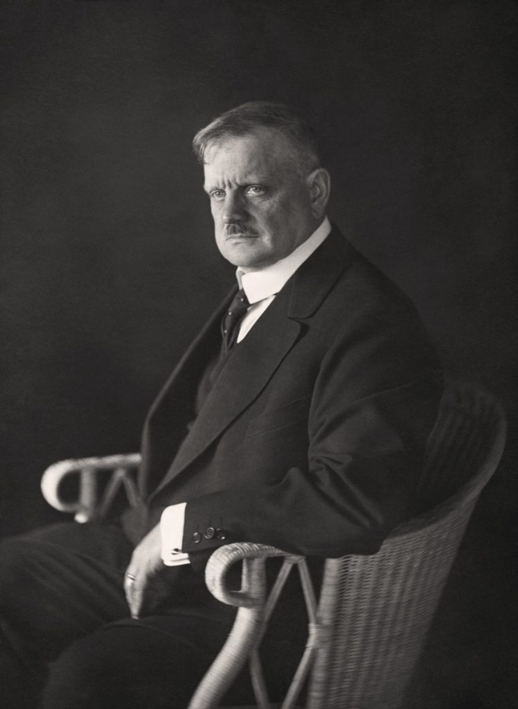 Jean Sibelius. Kuva: JOKA Journalistinen kuva-arkisto / Hufvudstadsbladet / Museovirasto / Finna.fi