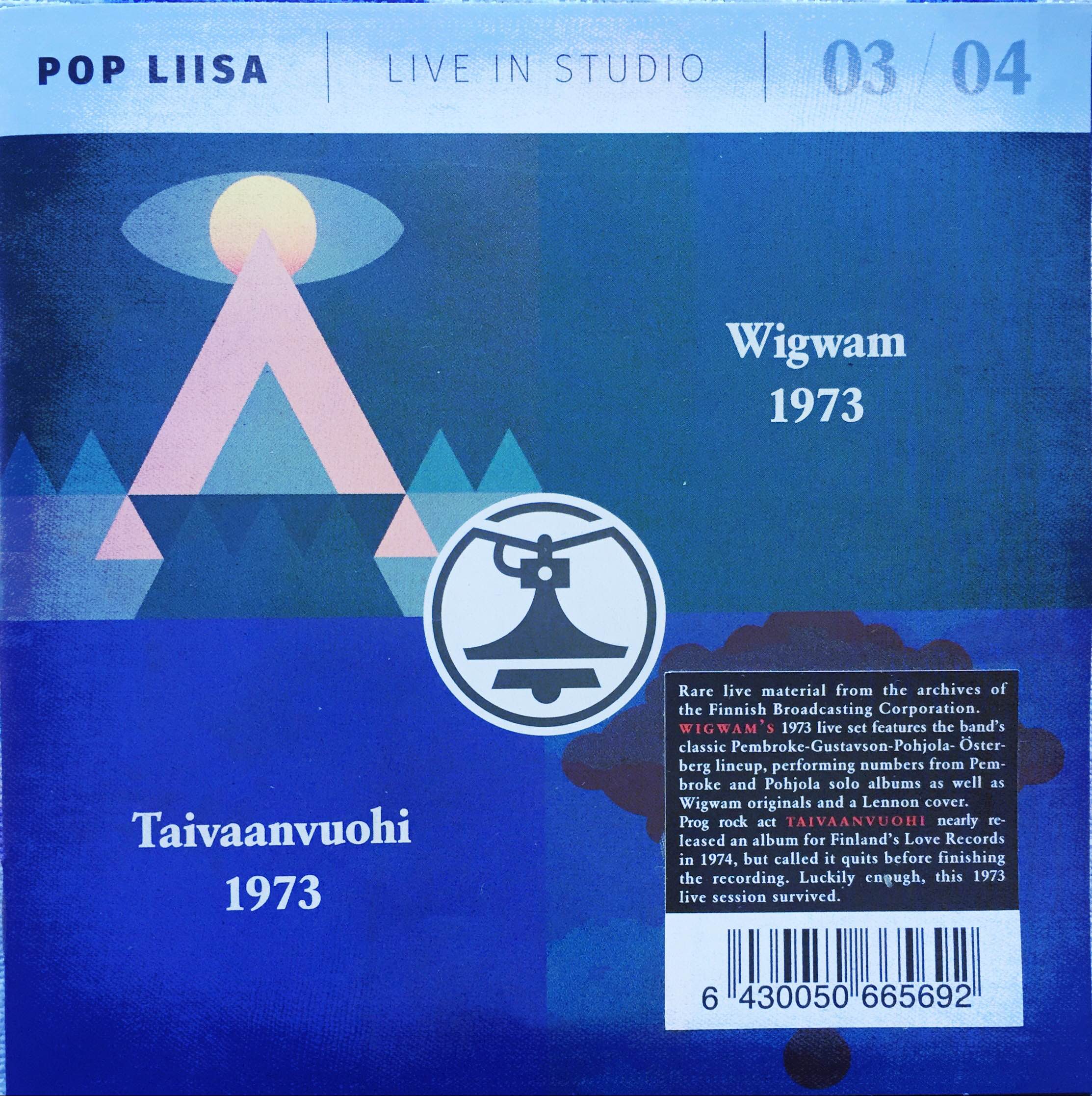 Pop Liisa 03/04: Wigwam 1973 & Taivaanvuohi 1973 (Svart Records, Yle, 2016).
