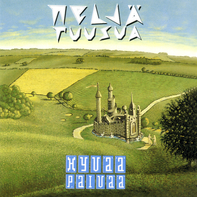 Neljä Ruusua: Hyvää päivää (Parlophone/EMI 1989). Kannen maalaus ja suunnittelu: Markus Heikkerö