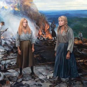 Maustetytöt: Maailman onnellisin kansa (Is This Art! 2023). Kansitaide: Anna-Liisa Kankaanmäki