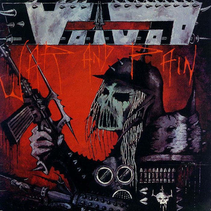 Voivod: War And Pain (Roadrunner/Metal Blade/Banzai 1984). Kansitaide: Michel "Away" Langevin