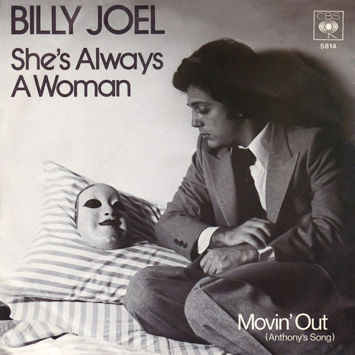 Billy Joel: She's Always A Woman//Movin' Out (Anthony's Song) (CBS 1977).