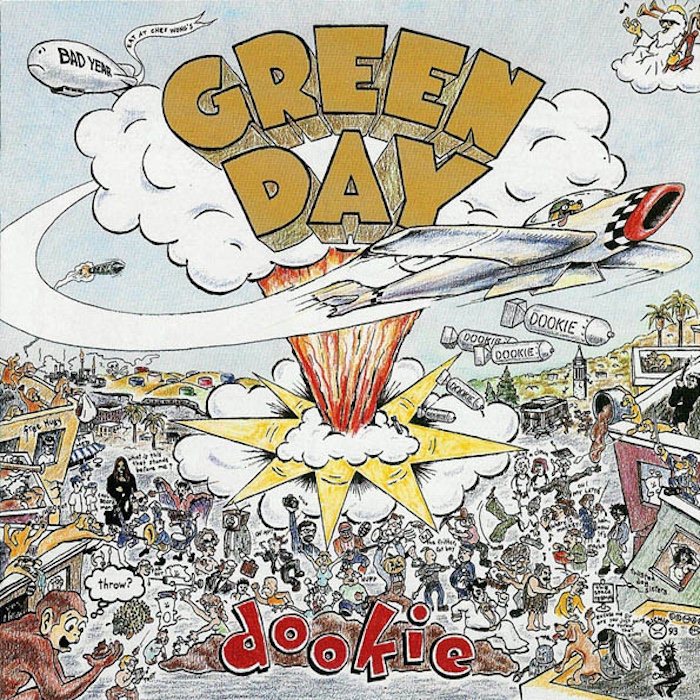 Green Day: Dookie (Reprise Records 1994). Kansitaide: Richie Bucher