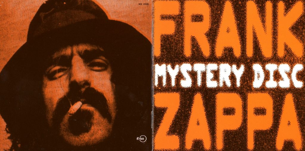 Frank Zappa: Mystery Disc (Rykodisc 1998).