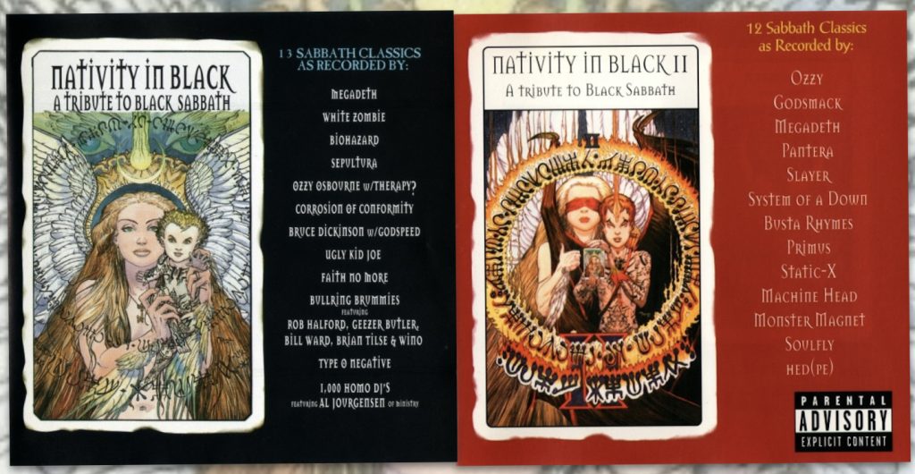 Nativity In Black (Columbia 1994) • Nativity In Black II (Divine Recordings / Priority Records 2000).