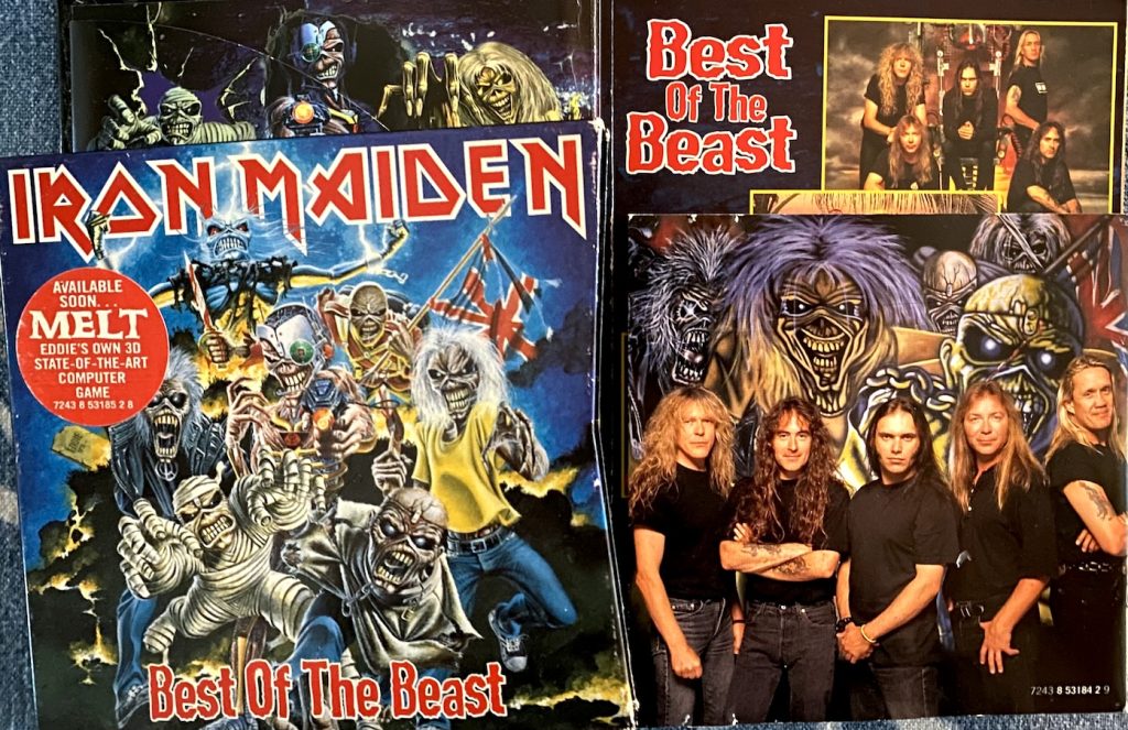 Iron Maidenin kokoelmalle Best Of The Beast (1996) otettiin The X Factorin raitojen lisäksi uusi single, Blaze Baileyn laulama Virus. Kollaasi: Tuomas Pelttari