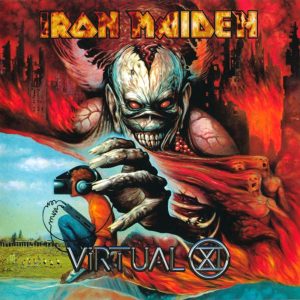 Iron Maiden: Virtual XI (EMI 1998). Kansitaide: Melvyn Grant