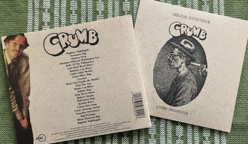Crumb-soundtrack (Ryko / Superior Pictures 1995). Kansitaide: Robert Crumb. Bannerikuva: Marko Niemelä 17.3.2026