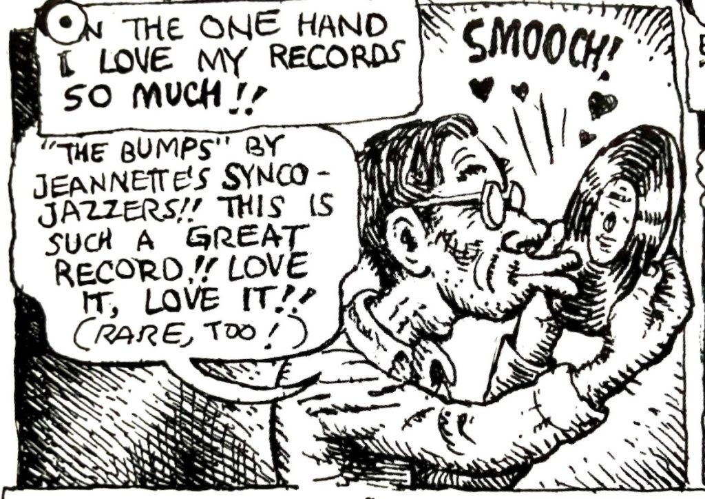 Robert Crumbin ruutu kokoelmalevyn The Stuff That Dreams Are Made Of liitteestä (Yazoo 2006)