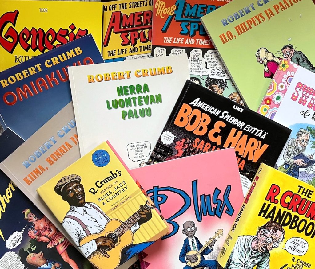 Robert Crumbin sarjakuvatuotantoa. Kollaasi: Marko Niemelä