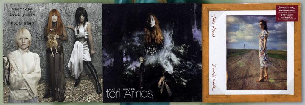 Tori Amos: American Doll Posse • Native Invader • Scarlet's Walk • banneri