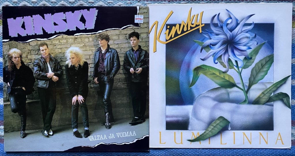 Kinsky teki albumin Valtaa ja voimaa [1985] tuottaja Riku Mattilan kanssa. Yhteistyö jatkui seuraavana vuonna EP-levyllä Lumilinna. Kuva: Tuomas Pelttari