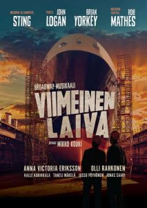 Stingin säveltämä musikaali Viimeinen laiva (The Last Ship) sai Suomen ensi-iltansa Turun kaupunginteattarissa 2017. Kuva: Turun kaupunginteatteri