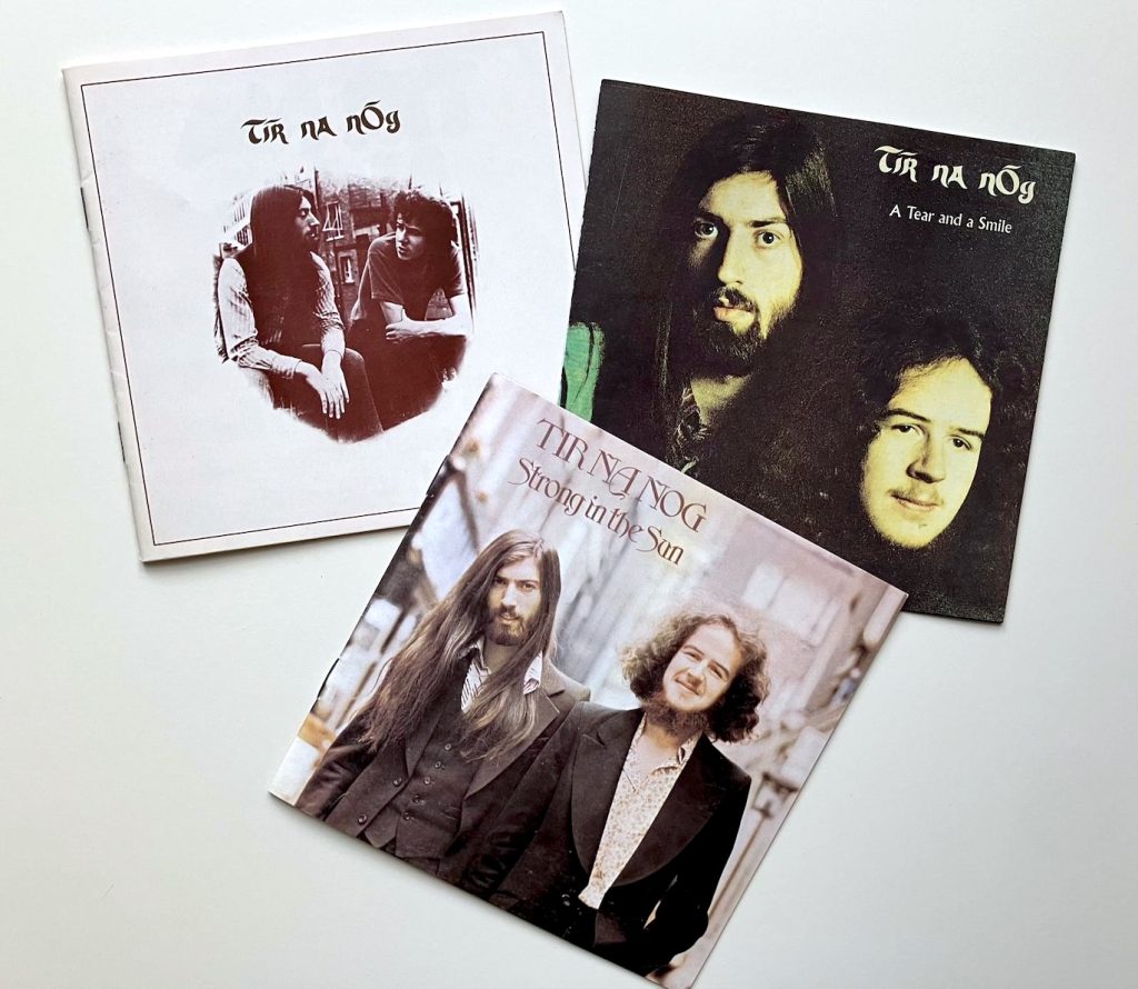Kolme ensimmäistä Tír na nÓg -albumia 1970-luvulta. Kollaasi: Marko Niemelä