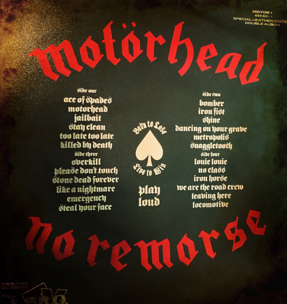 Motörheadin kokoelma-albumi No Remorse julkaistiin vuonna 1984. 