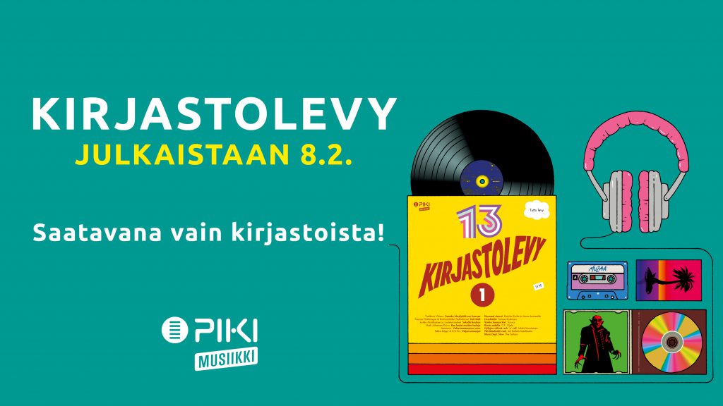 Kirjastolevy julkaistaan Lainan päivänä 8. helmikuuta 2017.